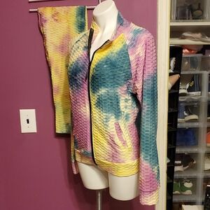 Fashion Nova Multicolor Track Suit